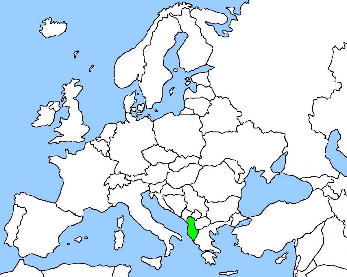 რუკა ალბანეთი მდებარეობა რუკაზე