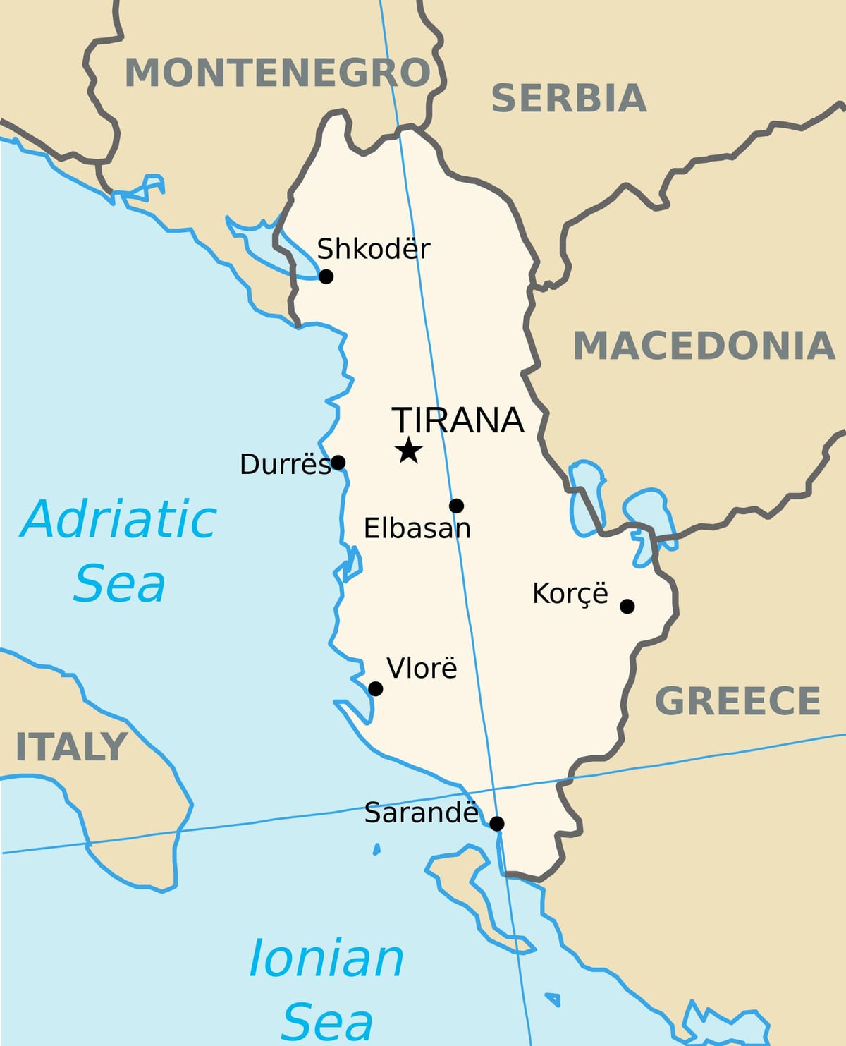 რუკა saranda ალბანეთი